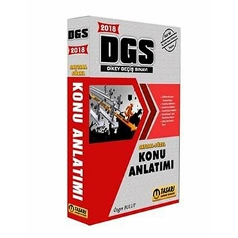 2018 Dgs Tek Kitap Konu Anlatımı Özgen Bulut