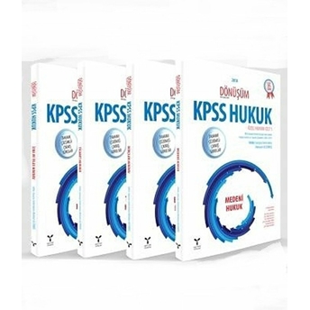 2018 Dönüşüm Kpss Hukuk Cilt 1 Özel Hukuk (4 Kitap Takım) Mehmet Altundiş