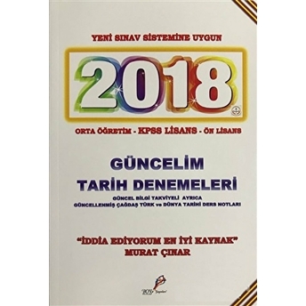 2018 Güncelim Tarih Denemeleri Murat Çınar