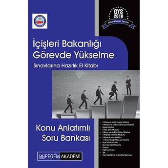 2018 Içişleri Bakanlığı Görevde Yükselme Sınavlarına Hazırlık Konu Anlatımlı Soru Bankası Kolektif