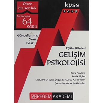 2018 Kpss Eğitim Bilimleri Gelişim Psikolojisi Konu Anlatımlı Kolektif