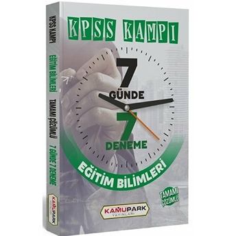 2018 Kpss Kampı Eğitim Bilimleri 7 Günde 7 Deneme Kolektif