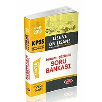 2018 Kpss Lise Ön Lisans Genel Yetenek Genel Kültür Özel Tek Kitap Tamamı Çözümlü Soru Bankası Kolektif