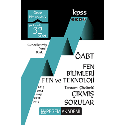 2018 Kpss Öabt Fen Ve Teknoloji Tamamı Çözümlü Çıkmış Sorular Kolektif