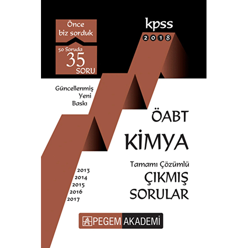 2018 Kpss Öabt Kimya Tamamı Çözümlü Çıkmış Sorular Kolektif