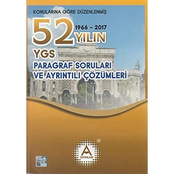 2018 Ygs Konularına Göre Düzenlenmiş 52 Yılın Paragraf Soruları Ve Ayrıntılı Çözümleri Kolektif