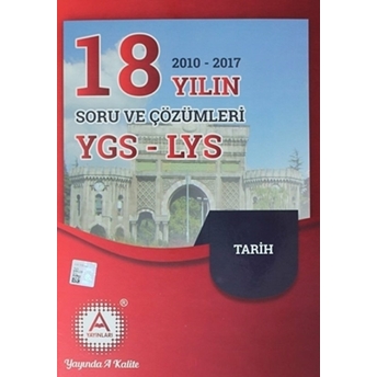 2018 Ygs - Lys Kimya 18 Yılın Soru Ve Çözümleri Kolektif