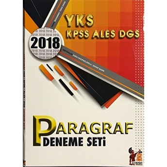 2018 Yks Kpss Ales Dgs Paragraf Deneme Seti Kolektif