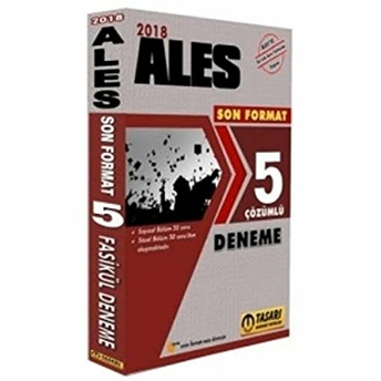 2019 Ales Son Format 5 Fasikül Çözümlü Deneme Kolektif