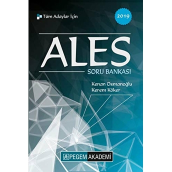 2019 Ales Tüm Adaylar Için Soru Bankası Kenan Osmanoğlu