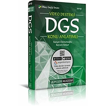 2019 Dgs Konu Anlatımlı Kenan Osmanoğlu