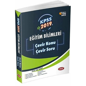 2019 Kpss Eğitim Bilimleri Çevir Konu Çevir Soru Kolektif