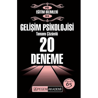 2019 Kpss Eğitim Bilimleri Gelişim Psikolojisi Tamamı Çözümlü 20 Deneme Kolektif