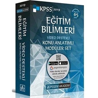 2019 Kpss Eğitim Bilimleri Video Destekli Konu Anlatımlı Modüler Set (6 Kitap Takım) Kolektif