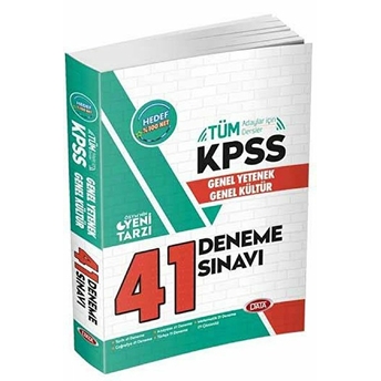 2019 Kpss Genel Yetenek Genel Kültür 41 Deneme Sınavı Kolektif