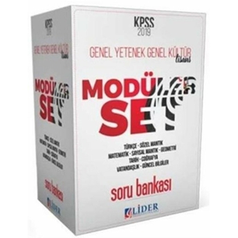 2019 Kpss Genel Yetenek Genel Kültür 5 Kitap Soru Bankası Modüler Set Kolektif