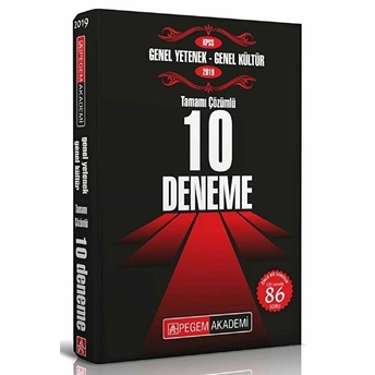 2019 Kpss Genel Yetenek Genel Kültür Tamamı Çözümlü 10 Deneme Kolektif