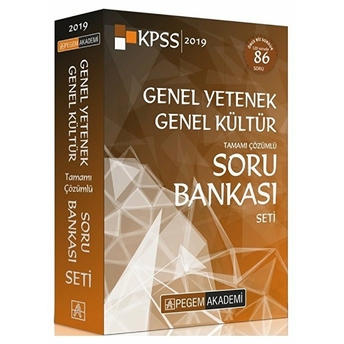 2019 Kpss Genel Yetenek Genel Kültür Tamamı Çözümlü Soru Bankası Seti (5 Kitap Takım) Kolektif