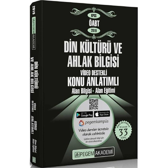 2019 Kpss Öabt Din Kültürü Ve Ahlak Bilgisi Video Destekli Konu Anlatımlı Kolektif