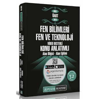 2019 Kpss Öabt Fen Bilimleri Fen Ve Teknoloji Video Destekli Konu Anlatımlı Modüler Set (4 Kitap Takım) Kolektif