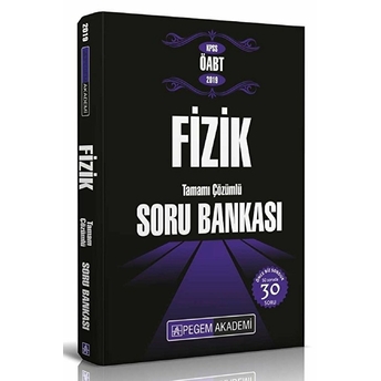 2019 Kpss Öabt Fizik Tamamı Çözümlü Soru Bankası Kolektif