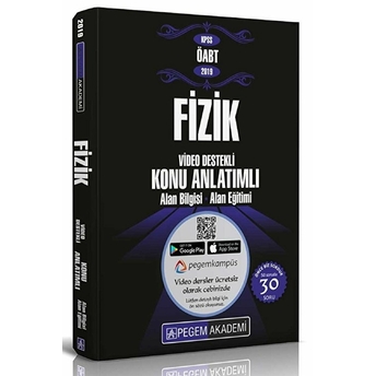 2019 Kpss Öabt Fizik Video Destekli Konu Anlatımlı Kolektif