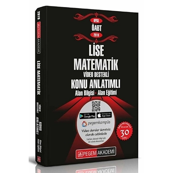 2019 Kpss Öabt Lise Matematik Video Destekli Konu Anlatımlı Set (4 Kitap Takım) Kolektif