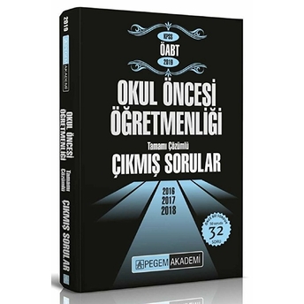 2019 Kpss Öabt Okul Öncesi Öğretmenliği Tamamı Çözümlü Çıkmış Sorular Kolektif