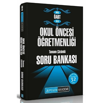 2019 Kpss Öabt Okul Öncesi Öğretmenliği Tamamı Çözümlü Soru Bankası Kolektif