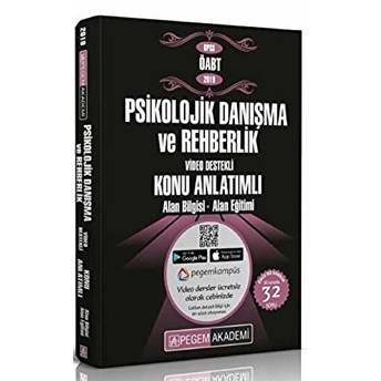 2019 Kpss Öabt Psikolojik Danışma Ve Rehberlik Video Destekli Konu Anlatımlı Kolektif