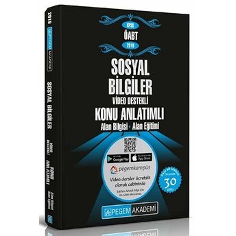 2019 Kpss Öabt Sosyal Bilgiler Video Destekli Konu Anlatımlı Modüler Set (3 Kitap) Kolektif