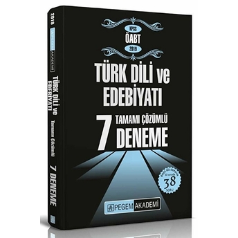 2019 Kpss Öabt Türk Dili Ve Edebiyatı Tamamı Çözümlü 7 Deneme Kolektif