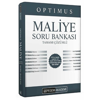 2020 Kpss A Grubu Optimus Maliye Soru Bankası Tamamı Çözümlü Kolektif