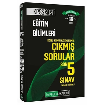 2020 Kpss Eğitim Bilimleri Konu Konu Düzenlenmiş Çıkmış Sorular Son 5 Sınav Tamamı Çözümlü Kolektif