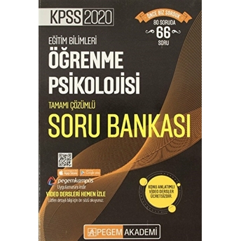 2020 Kpss Eğitim Bilimleri Tamamı Çözümlü Modüler Soru Bankası - Eğitim Bilimleri Öğrenme Psikolojisi Kolektif