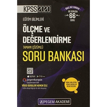 2020 Kpss Eğitim Bilimleri Tamamı Çözümlü Modüler Soru Bankası - Ölçme Ve Değerlendirme Kolektif