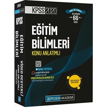 2020 Kpss Eğitim Bilimleri Video Destekli Konu Anlatımlı Modüler Set (6 Kitap Takım) Kolektif