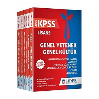 2020 Kpss Genel Yetenek Genel Kültür Konu Anlatımlı Set Kolektif