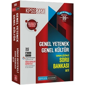 2020 Kpss Genel Yetenek Genel Kültür Tamamı Çözümlü Soru Bankası Seti (5 Kitap Takım) Kolektif