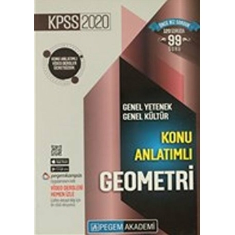 2020 Kpss Genel Yetenek Genel Kültür Video Destekli Konu Anlatımlı - Geometri Kolektif