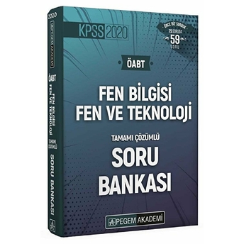 2020 Kpss Öabt Fen Bilgisi Fen Ve Teknoloji Tamamı Çözümlü Soru Bankası Seti Kolektif