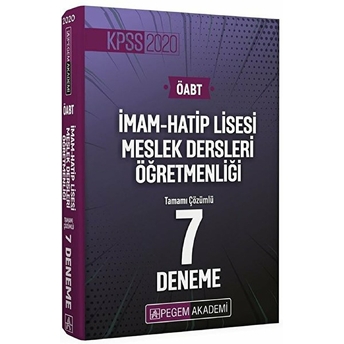 2020 Kpss Öabt Imam Hatip Lisesi Meslek Dersleri Öğretmenliği Tamamı Çözümlü 7 Deneme