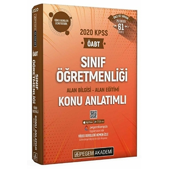 2020 Kpss Öabt Sınıf Öğretmenliği Alan Bilgisi Alan Eğitimi Video Destekli Konu Anlatımlı Modüler Set Kolektif