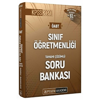 2020 Kpss Öabt Sınıf Öğretmenliği Tamamı Çözümlü Soru Bankası