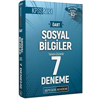 2020 Kpss Öabt Sosyal Bilgiler Tamamı Çözümlü 7 Deneme