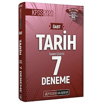 2020 Kpss Öabt Tarih Tamamı Çözümlü 7 Deneme