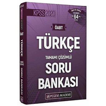 2020 Kpss Öabt Türkçe Tamamı Çözümlü Soru Bankası