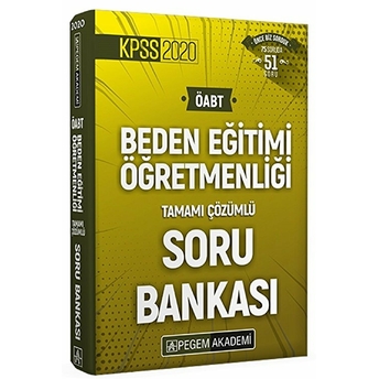 2020 Öabt Beden Eğitimi Tamamı Çözümlü Soru Bankası Kolektif