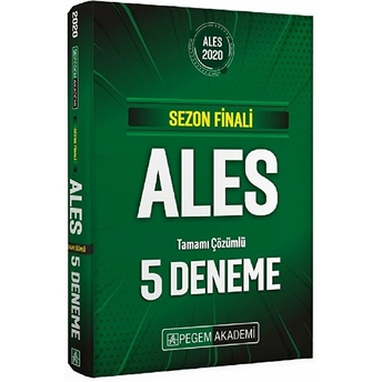 2020 Sezon Finali Ales Tamamı Çözümlü 5 Deneme Kolektif