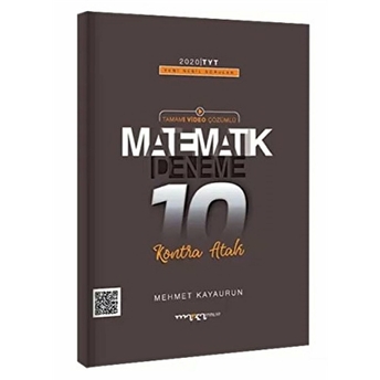 2020 Tyt Yeni Nesil Kontra Atak Tamamı Video Çözümlü Matematik 10 Deneme Kolektif